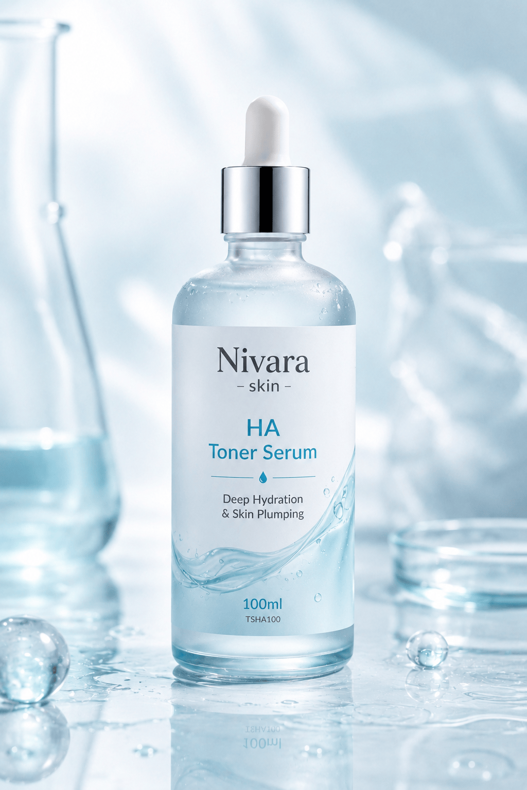 Hyaluronic Acid Toner Serum for Deep Hydration & Skin Plumping